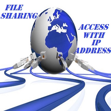Windows file sharing and accessing via ip Address