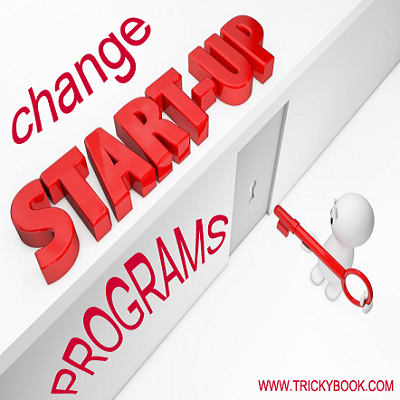 How to change startup programs in windows
